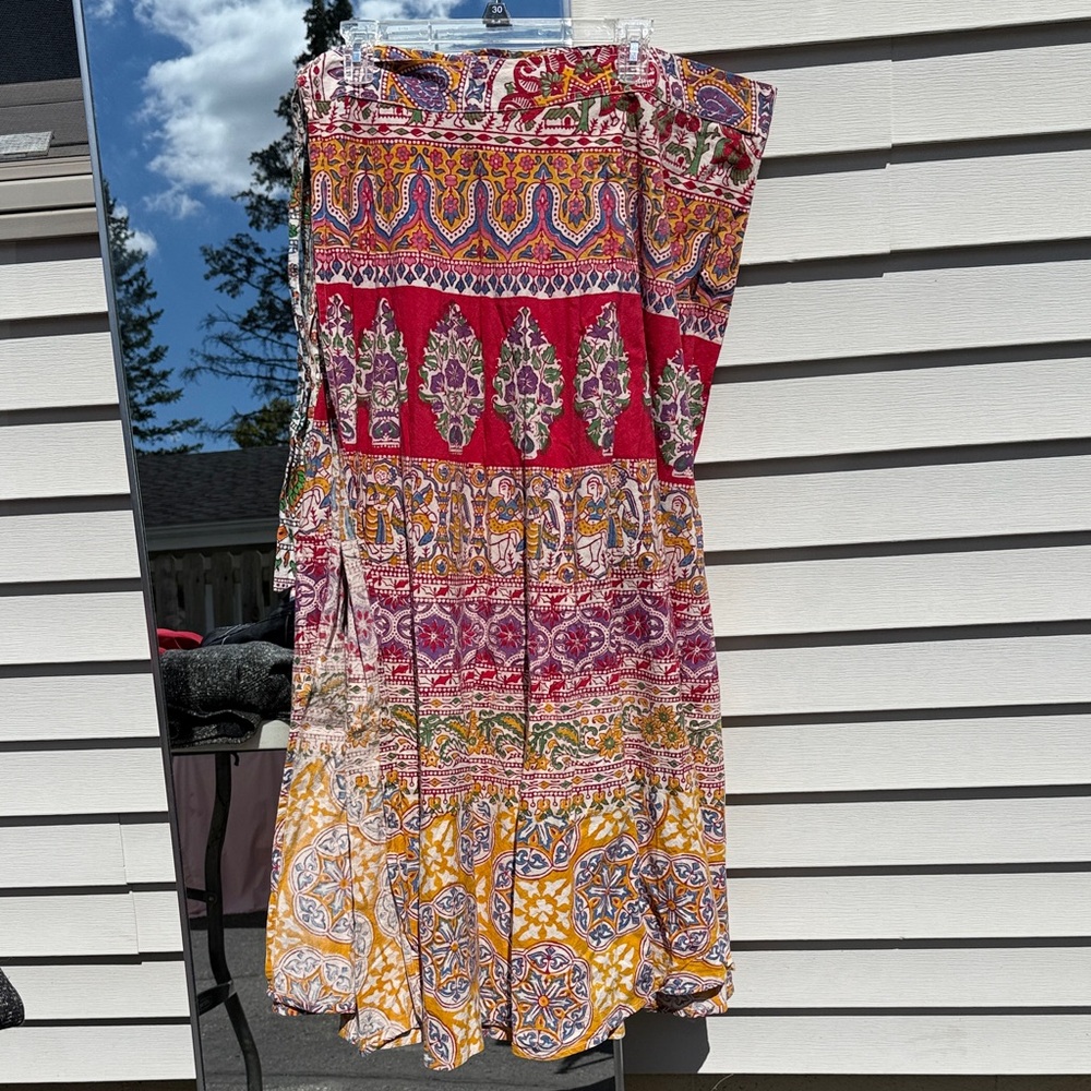 Multicolor Bohemian Maxi Dress